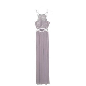 Speechless Lavander / Purple Sequence Cutout Maxi Dress / Gown in Size S